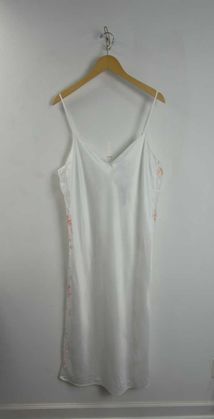 NWT INC INTERNATIONAL CONCEPTS Embroidered Chemise Nightgown XXL White Sleepwear